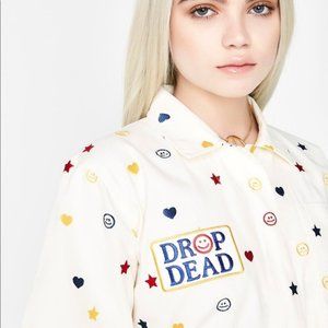 Sugarhigh Lovestoned Drop Dead Shorty Romper